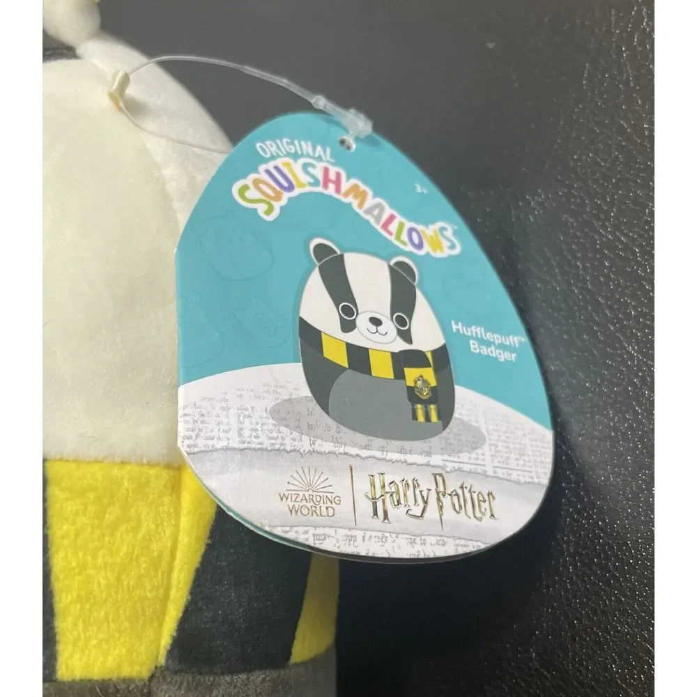 Squishmallow ✨Plush Harry Potter Hufflepuff Badger 8